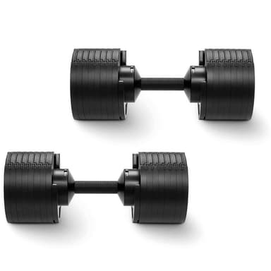 NÜO Nuobell 2-32 kg All Black (Par), Hantlar