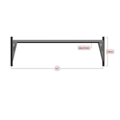 Master Fitness Chin Up Bar Short Single, Rig