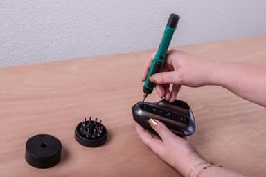 VONROC Batteridriven skruvmejsel 4V |Precisionsskruvmejsel med hållare och bits