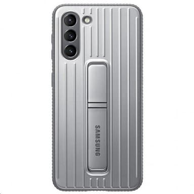 Samsung Original Galaxy S21 Skal Protective Standing Cover Ljusgrå