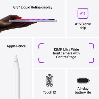 iPad mini (2021) 64 GB 5G (purple)