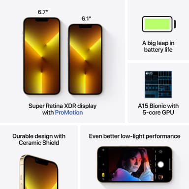 iPhone 13 Pro – 5G smartphone 128GB Gold