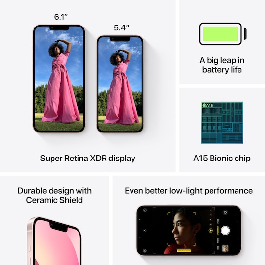 iPhone 13 – 5G smartphone 128GB Pink