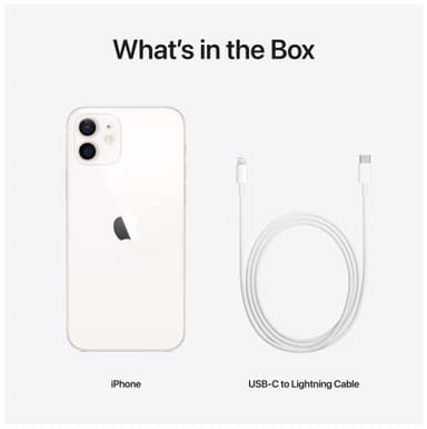 iPhone 12 - 5G smartphone 128 GB (vit)