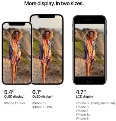 iPhone 12 - 5G smartphone 128 GB (vit)