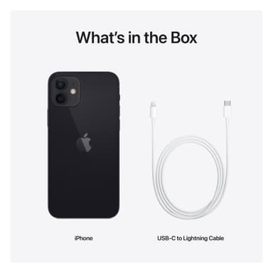 iPhone 12 - 5G smartphone 128 GB (svart)