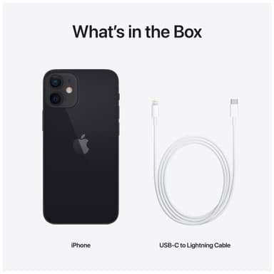 iPhone 12 Mini - 5G smartphone 128 GB (svart)