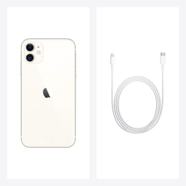 iPhone 11 smartphone 64GB (vit)