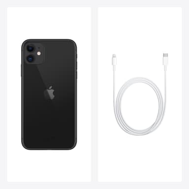 iPhone 11 128 GB (svart)