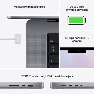 MacBook Pro 16 M1 Max 2021 32/1000GB (space gray)