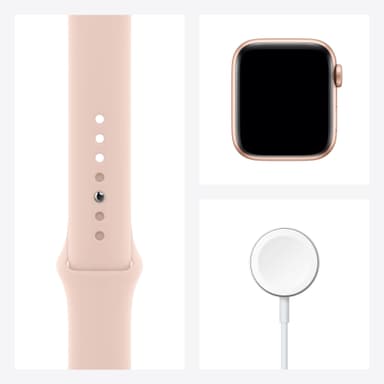 Apple Watch Series 6 40mm GPS (guld alu/rosa sand sportarmband)