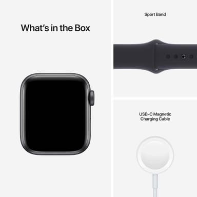 Apple Watch SE 40 mm GPS (Space Gray Alu/Midnight sportband)