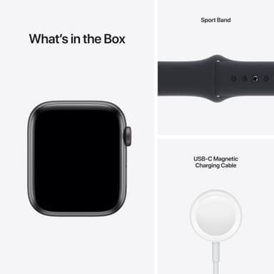 Apple Watch SE 44mm GPS+Cellular (grå alu/svart sportarmband)