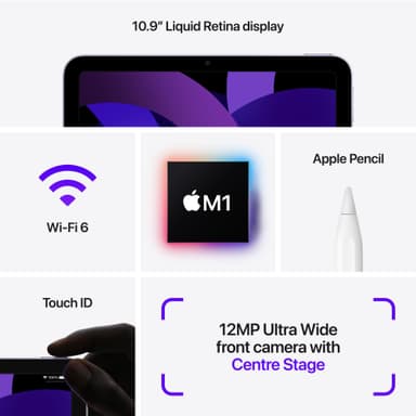 iPad Air 2022 256 GB WiFi (purple)