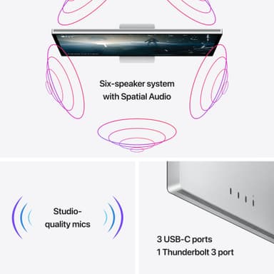 Studio Display med Standard Glas/ VESA adapter/utan stativ