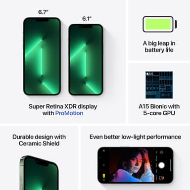 iPhone 13 Pro – 5G smartphone 128GB (alpine green)