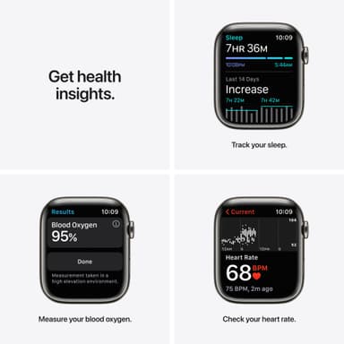 Apple Watch Series 7 45mm eSIM (graphite steel/midnight sportband)