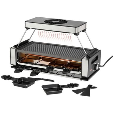 Unold Raclette Svart, Rostfritt stål