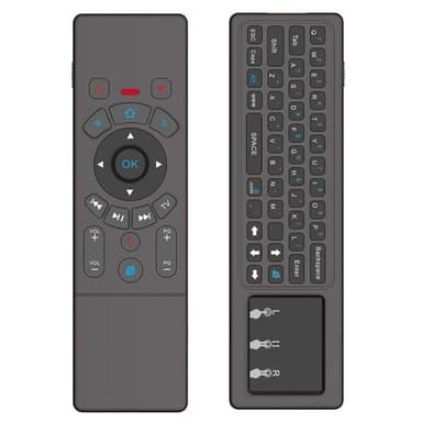 Air mouse 2.4GHz med trådlöst tangentbord med touchpad – IR-inlärning