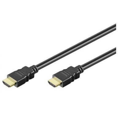 Manhattan HDMI Anslutningskabel 15.00 m 323260-CG Audio Return Kanal, Ultra HD-HDMI Svart [1x HDMI hane - 1x HDMI hane]