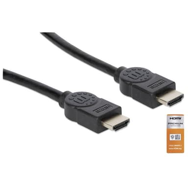 Manhattan HDMI Anslutningskabel 1.00 m 354837 Audio