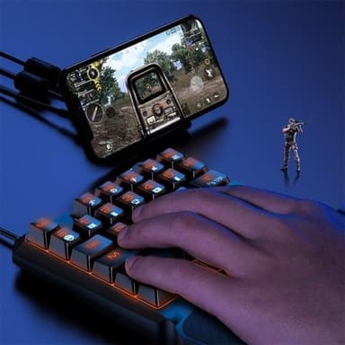 Mekaniskt Enhands Gamingtangentbord