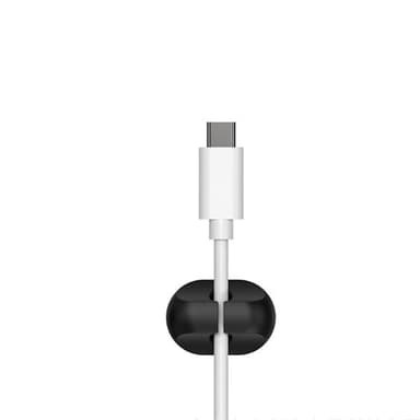 Kabelhållare för 1 kabel - Svart