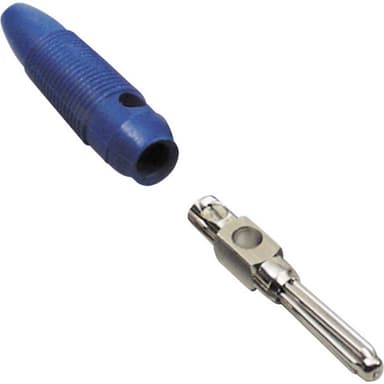 TRU COMPONENTS Labbpropp Kontakt hane rak Stift-Ø: 4 mm