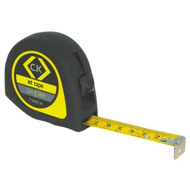 C.K. T3442 16 Måttband 5 m Stål