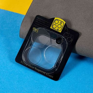 2-PACK SKALO iPhone 16 Pro 3D Linsskydd/Kameraskydd Härdat Glas - Transparent