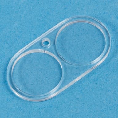 2-PACK SKALO iPhone 16 3D Linsskydd/Kameraskydd Härdat Glas - Transparent