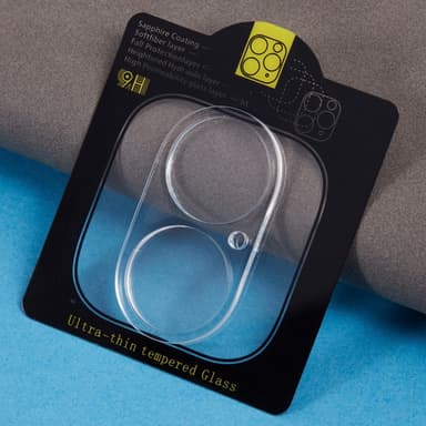 2-PACK SKALO iPhone 16 3D Linsskydd/Kameraskydd Härdat Glas - Transparent