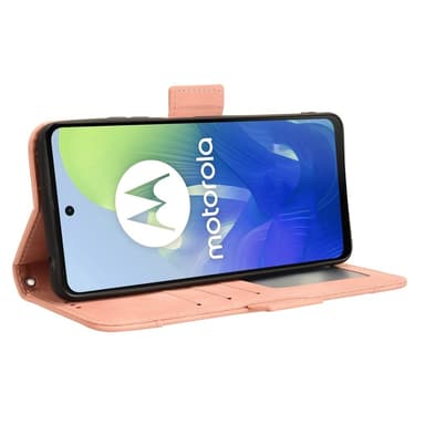 SKALO Motorola Moto E14 4G 6-FACK Plånboksfodral - Rosa