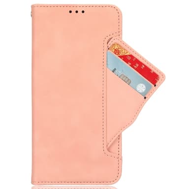 SKALO Motorola Moto E14 4G 6-FACK Plånboksfodral - Rosa