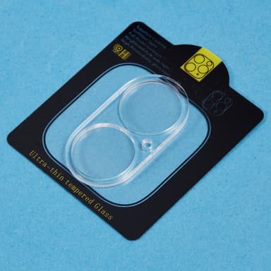 2-PACK SKALO iPhone 16 3D Linsskydd/Kameraskydd Härdat Glas - Transparent
