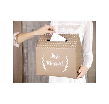 Bröllopsplånbok ""Just gift""