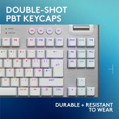 Logitech G915 X Lightspeed TKL Wireless Tactile tangentbord för gaming (vitt)