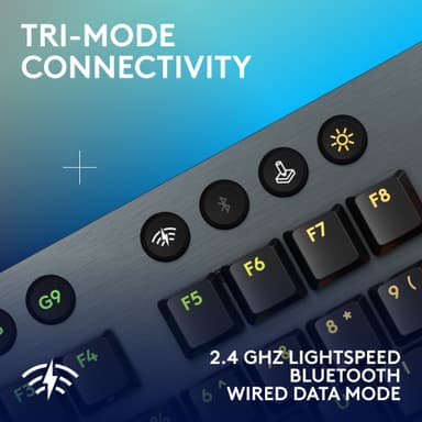 Logitech G915 X Lightspeed Wireless Tactile tangentbord för gaming (svart)