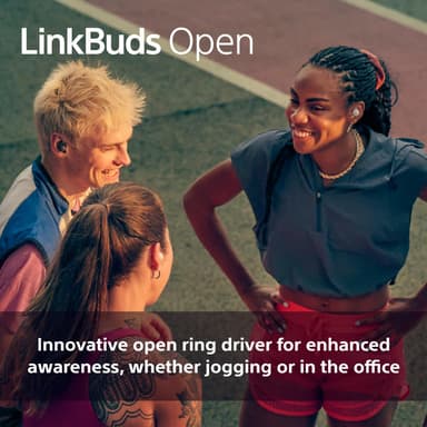 Sony LinkBuds Open True Wireless in ear-hörlurar (svarta)