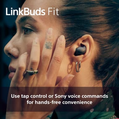 Sony LinkBuds Fit True Wireless in ear-hörlurar (vita)