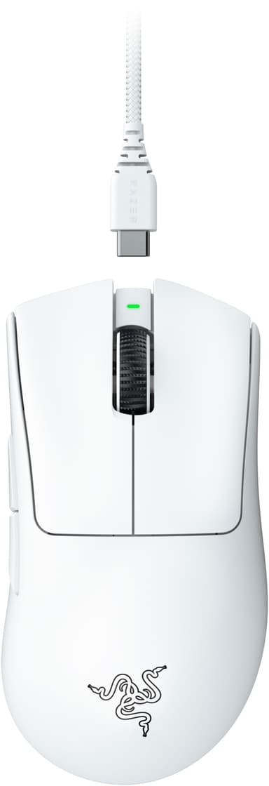 Razer DeathAdder V3 Pro trådlös gamingmus (vit)