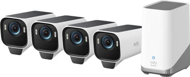 Eufy eufyCam S3 Pro 4K säkerhetskamera (4-pack)