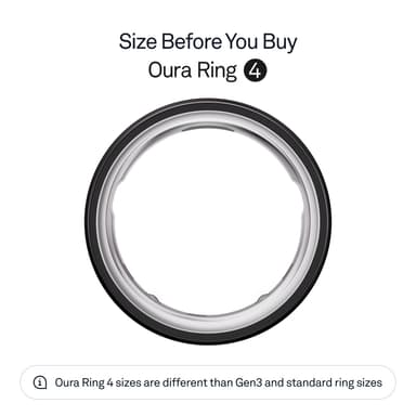 Oura Ring 4 smartring storlek 7 (Black)
