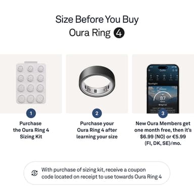 Oura Ring 4 smartring storlek 11 (kamouflage)