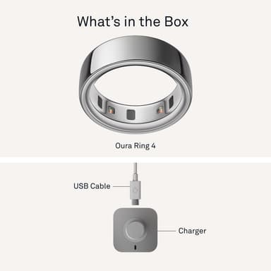Oura Ring 4 smartring storlek 7 (silver)