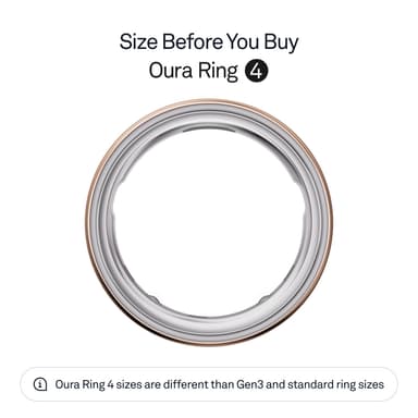 Oura Ring 4 smartring storlek 6 (roséguld)