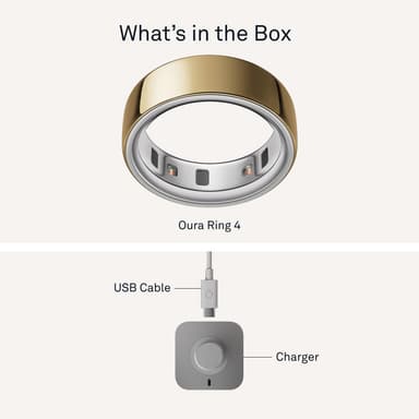 Oura Ring 4 smartring storlek 9 (guld)