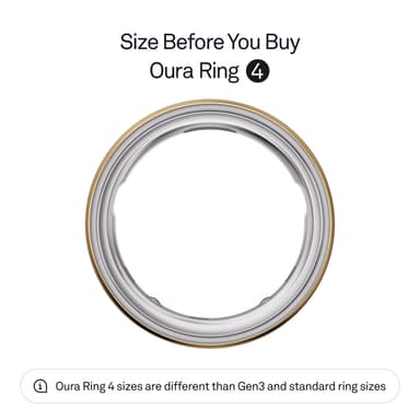 Oura Ring 4 smartring storlek 8 (guld)