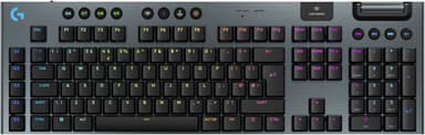 Logitech G915 X Lightspeed Wireless Clicky tangentbord för gaming (svart)