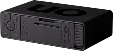 Lexon Flip Mini väckarklocka LR158G3 (mörkgrå)